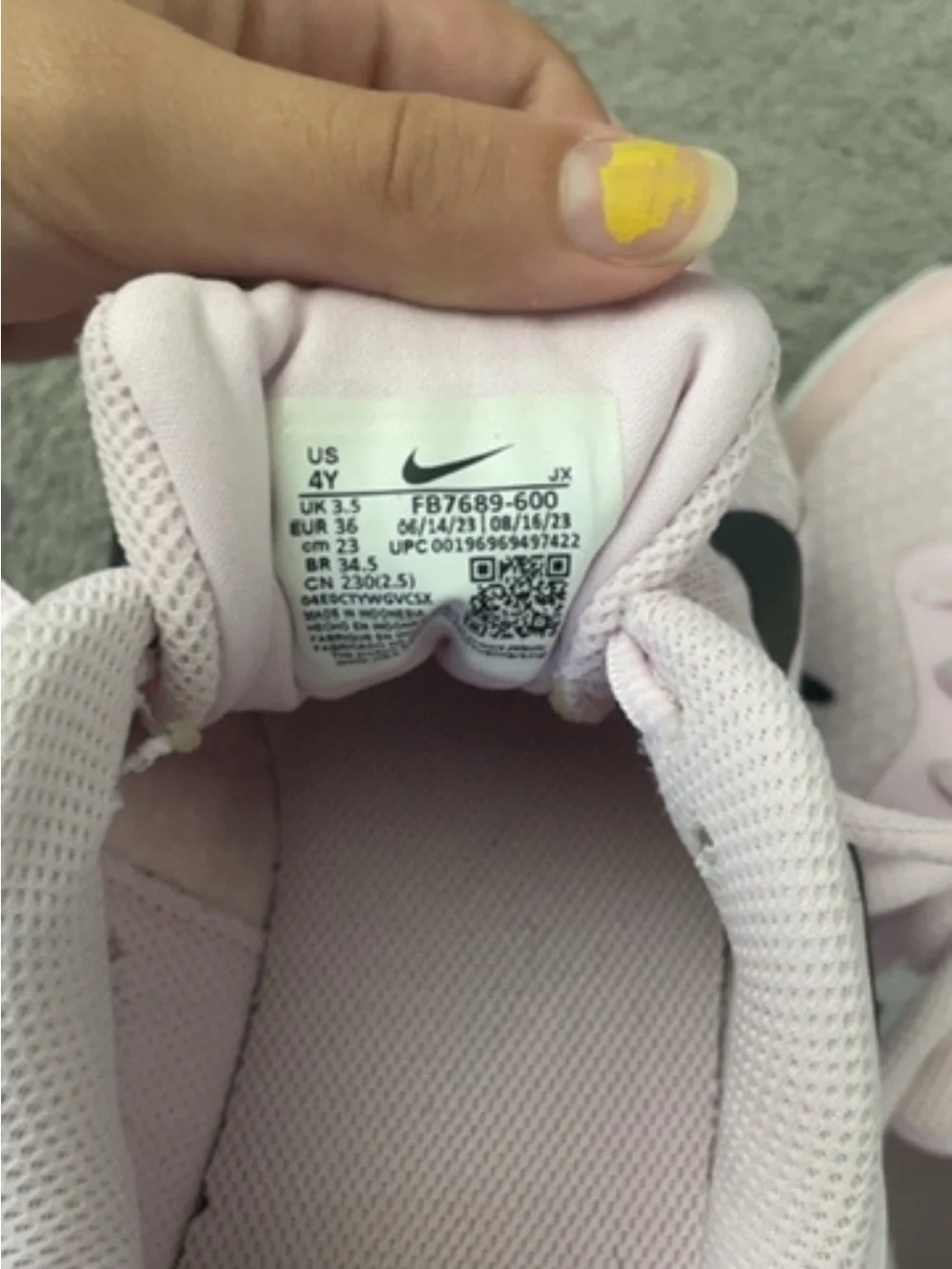 Nike breathable mesh